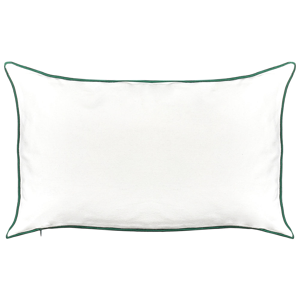 Set di 2 cuscini sparsi in tessuto poliestere bianco con motivo natalizio Tartan 30 x 50 cm Accessorio per la decorazione