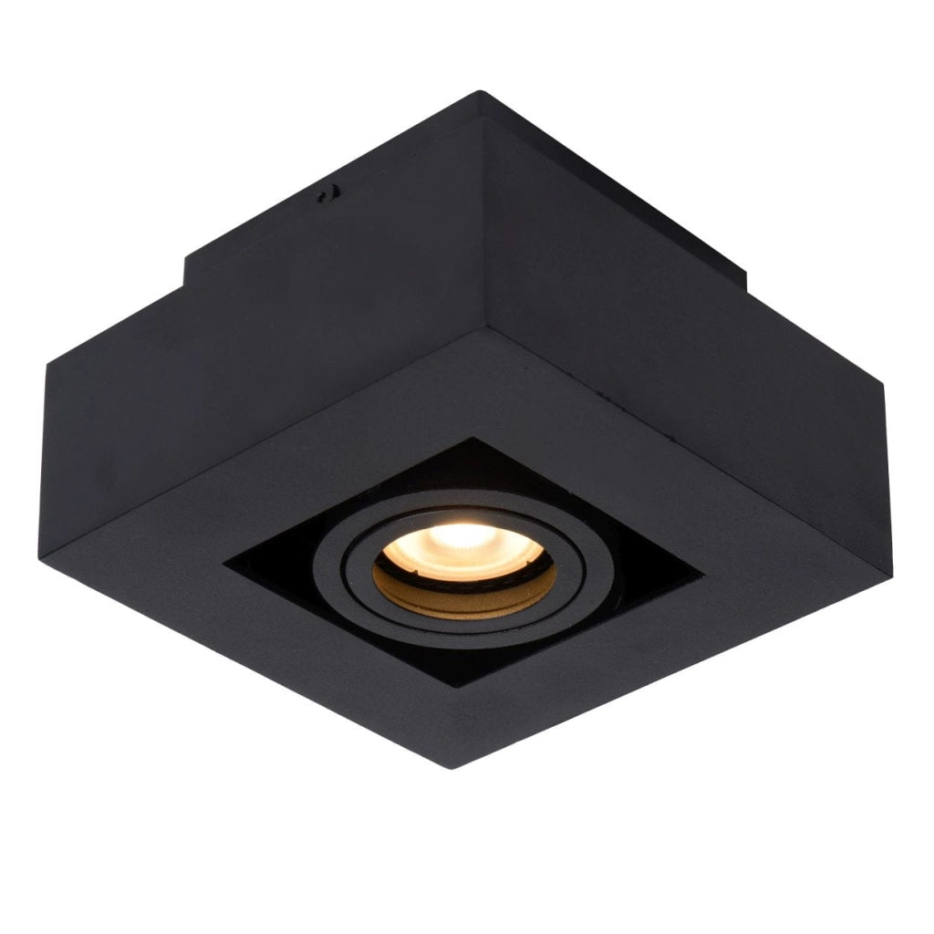 Lucide Xirax faretto soffitto nero GU10 5W 2200-3000K