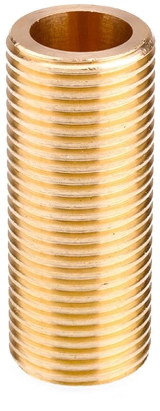 Fitting a Scrozzo a Fili 25mm - Nippel a Fili Giallo - Fissaggio a Staffa - Lunghezza 120mm - Diametro Interno 19mm - Materiale di Alta Qualità - Fissaggio a Staffa
