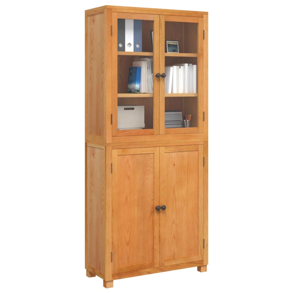 Set di Mobili per Magazzino con lo scaffale 2 pcs Naturale