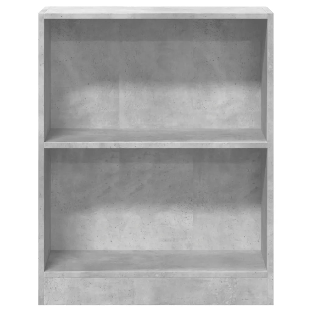Libreria Grigio Cemento 60x24x76 cm in Legno Multistrato 800859