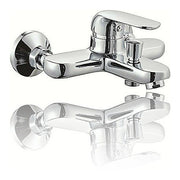 Trade Shop - Miscelatore Rubinetto Con Deviatore Vasca Da Bagno Monocomando Cromato 52955 -