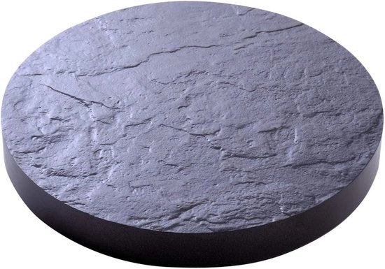 Decorazione per piante su ruote - Decorativa e multifunzionale - Ø 30 cm - Grigio Pietra