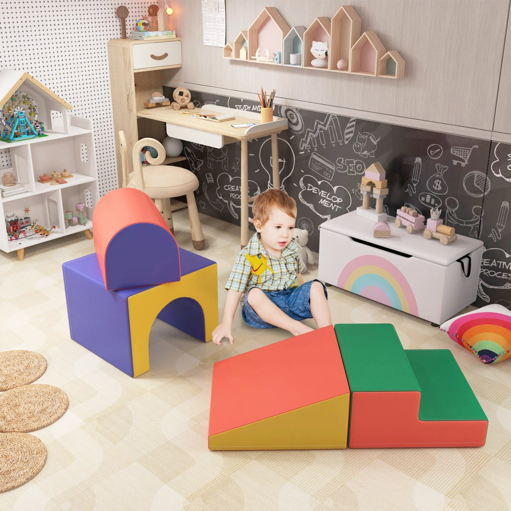 Tappeto motricit¨¤ bambini 4 pezzi ¨C zephmum ¨C multicolore