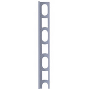 Profilo in alluminio verniciato a l per finitura parete proangle *** colore- grigio artico - 127, confezione 1