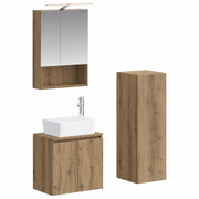 Set di mobili per il bagno 4 pcs Rovere Artigianale 3407446