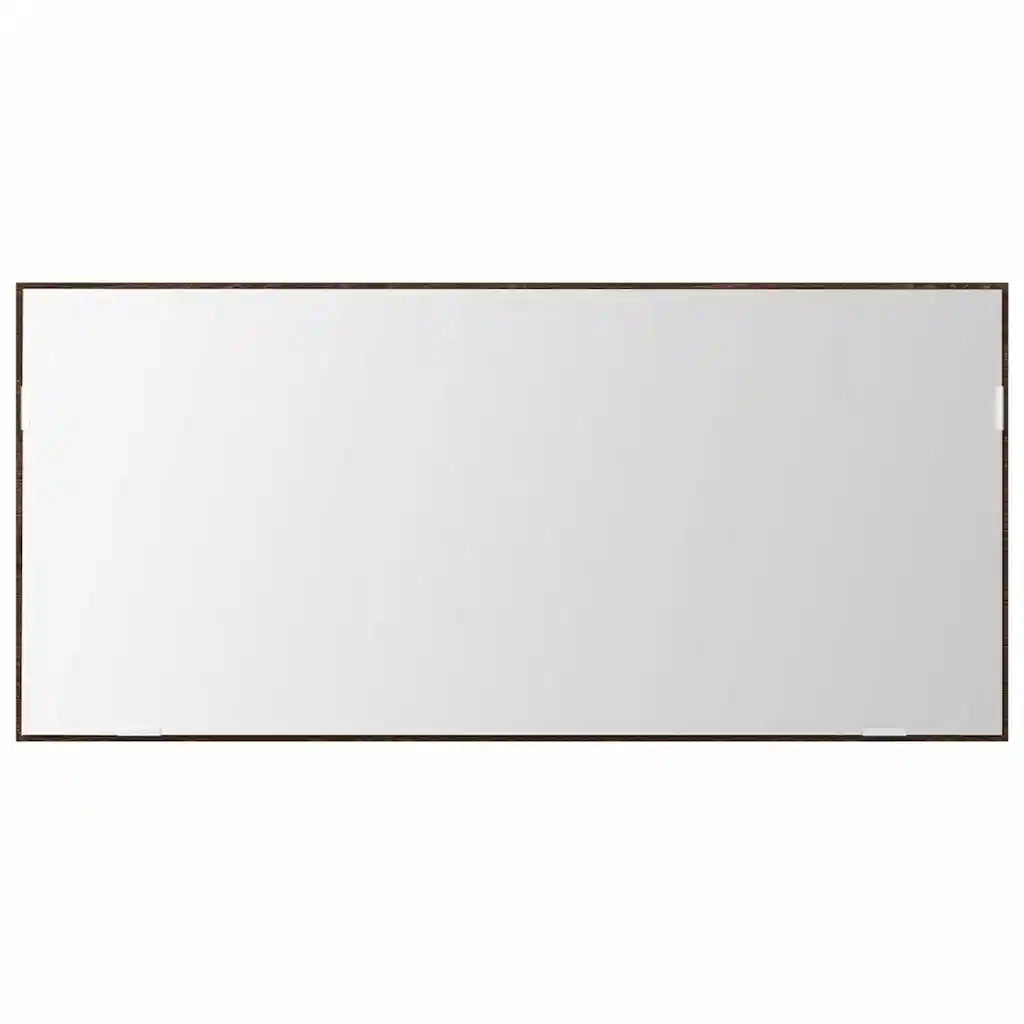 Specchio-Specchio Decorativo Rovere marrone 80 x 37 cm Vetro e Legno Ingegnerizzato