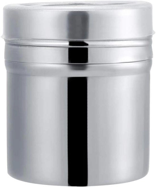 Zuppiere in acciaio inossidabile per la cucina, contenitore per spezie con coperchio, aiuto per la preparazione del caffè (S)