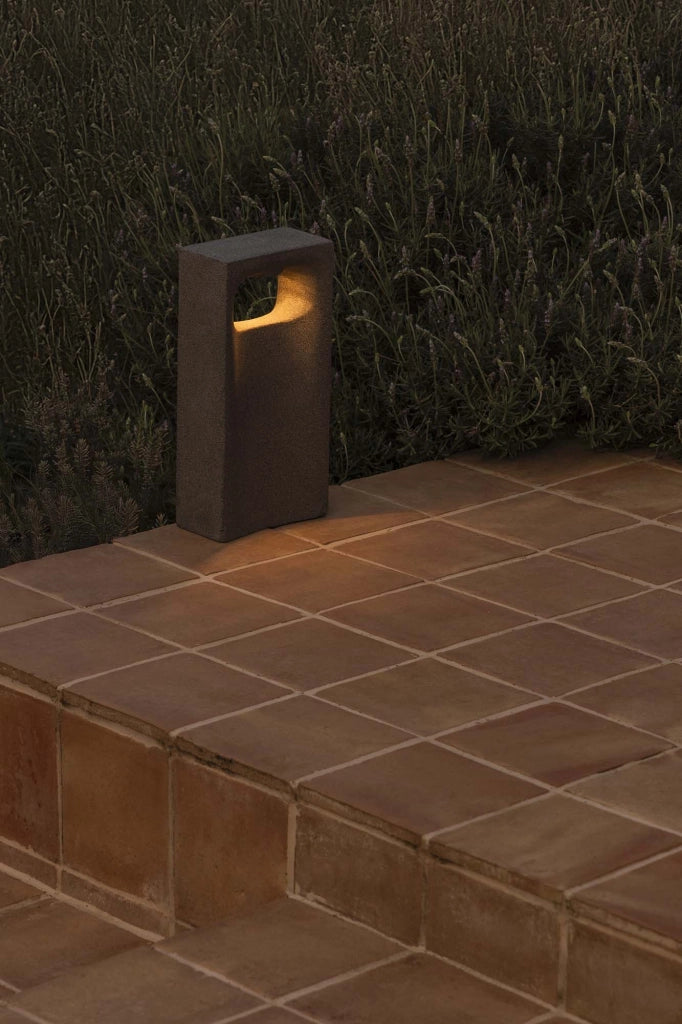 GLINT 400 Lampada paletti muro grigio 2700K