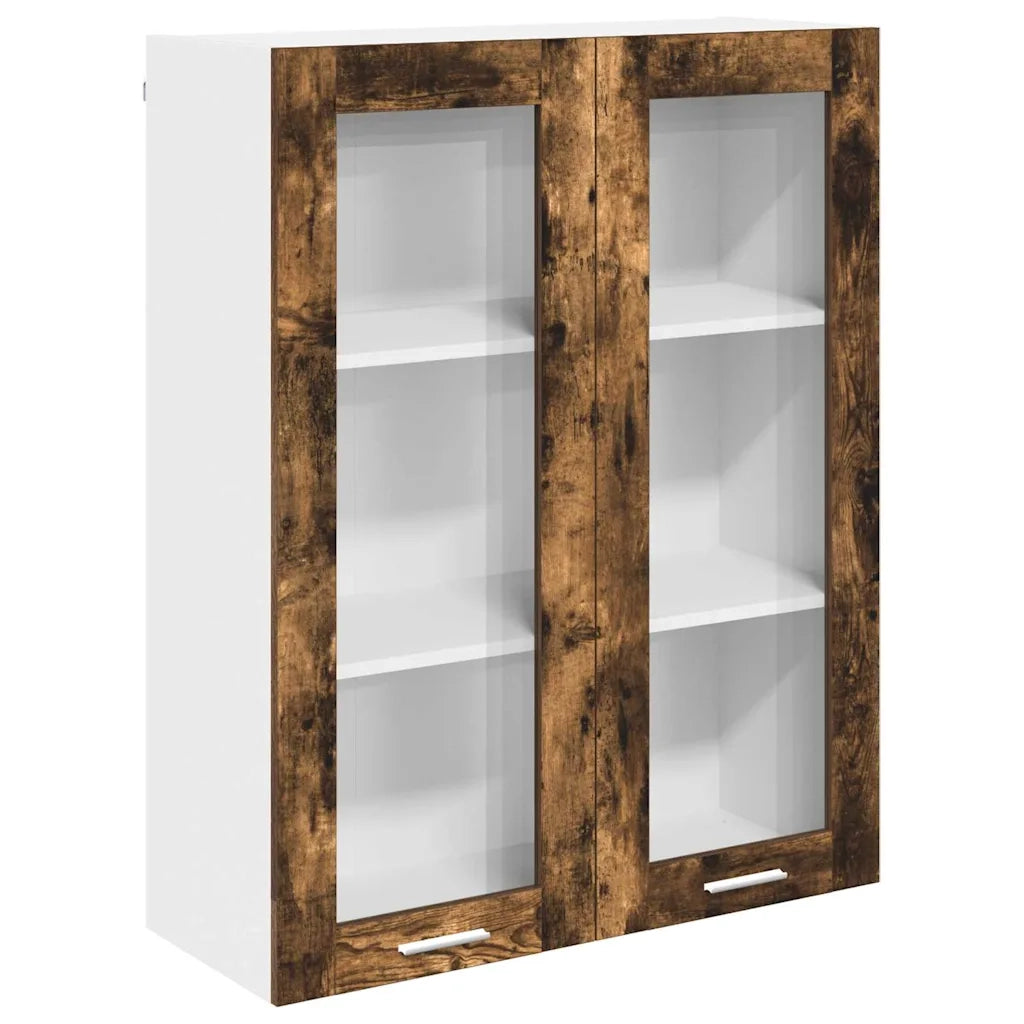 Armadio pensile Rovere fumé 80 x 31 x 100 cm Legno multistrato