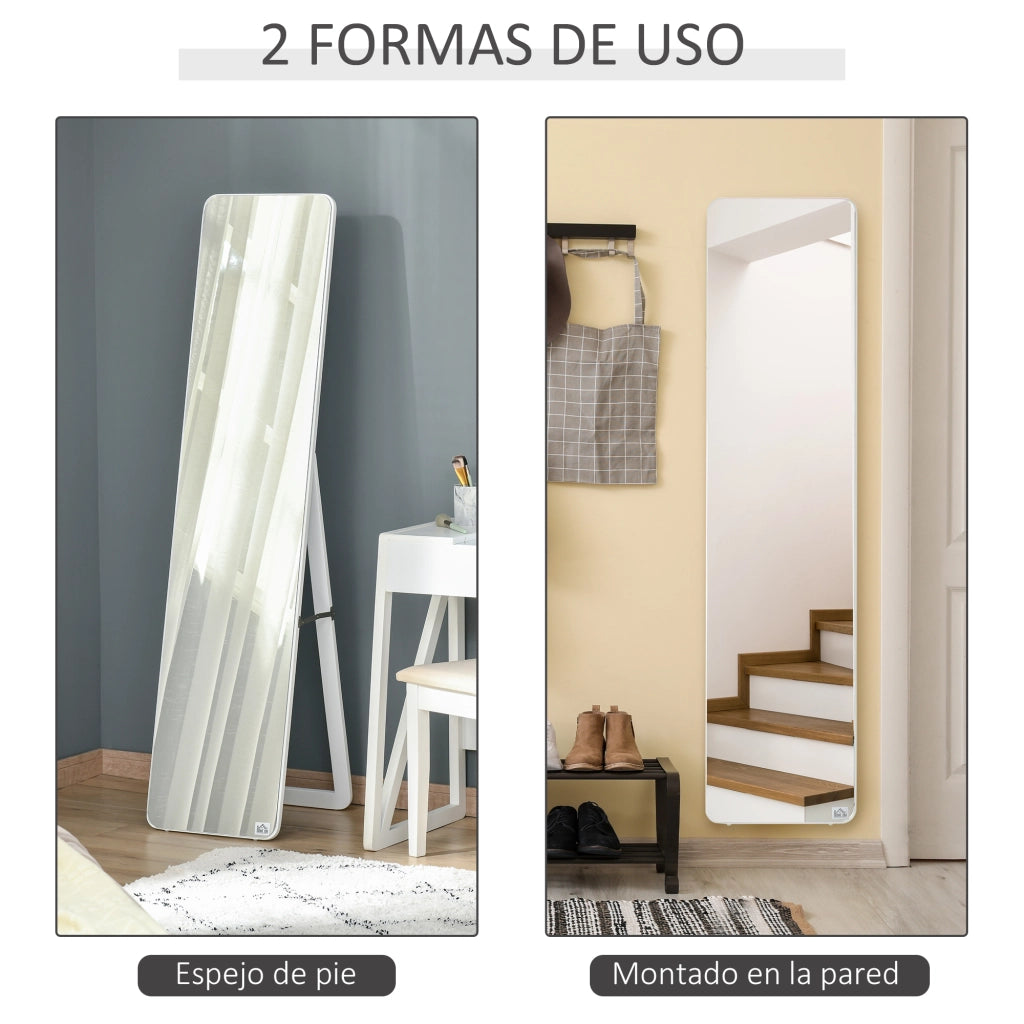 Specchio a Pieno Corpo ¨C zephmum ¨C 37x43x156 cm Bianco