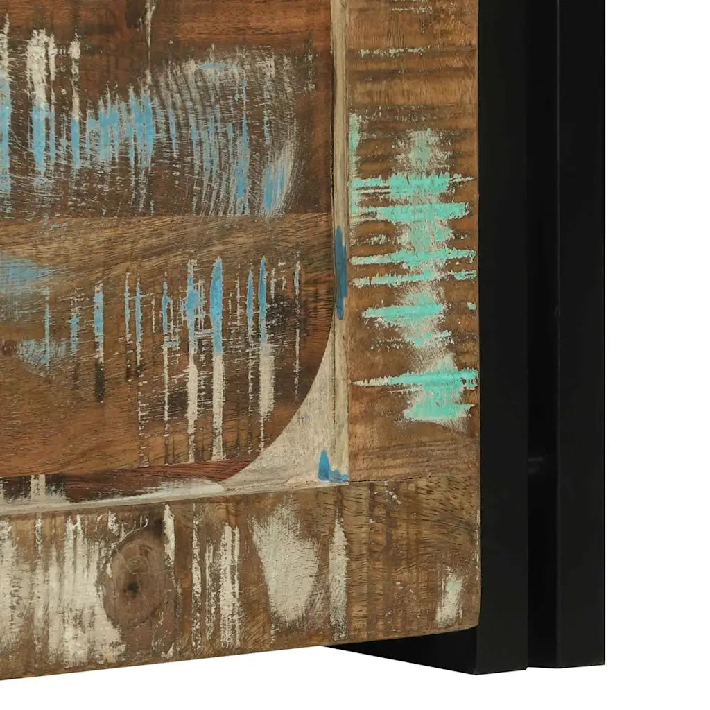 Scatola di Stoccaggio 50 x 50 x 50 cm Legno Recuperato Massello 4016743