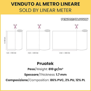 Tessuto FintaPelle Nautica Tappezzeria Alta Qualità "PRUATEK" - Colore ROMBI BLU 1684 - Morbida e Resistente - Vendita al Metro - H.140