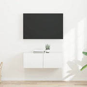 Mobile TV da parete 2 pcs Bianco Lucido 39 x 31 x 29,5 cm