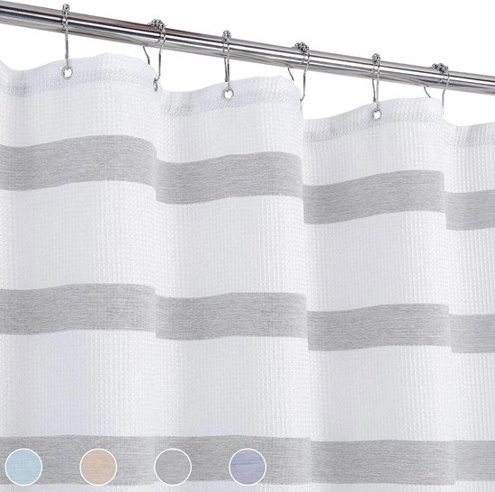 Douchegordino a doppio strato con finitura in pelle - acqua repentina - 85 x 183 cm - 1 pannello