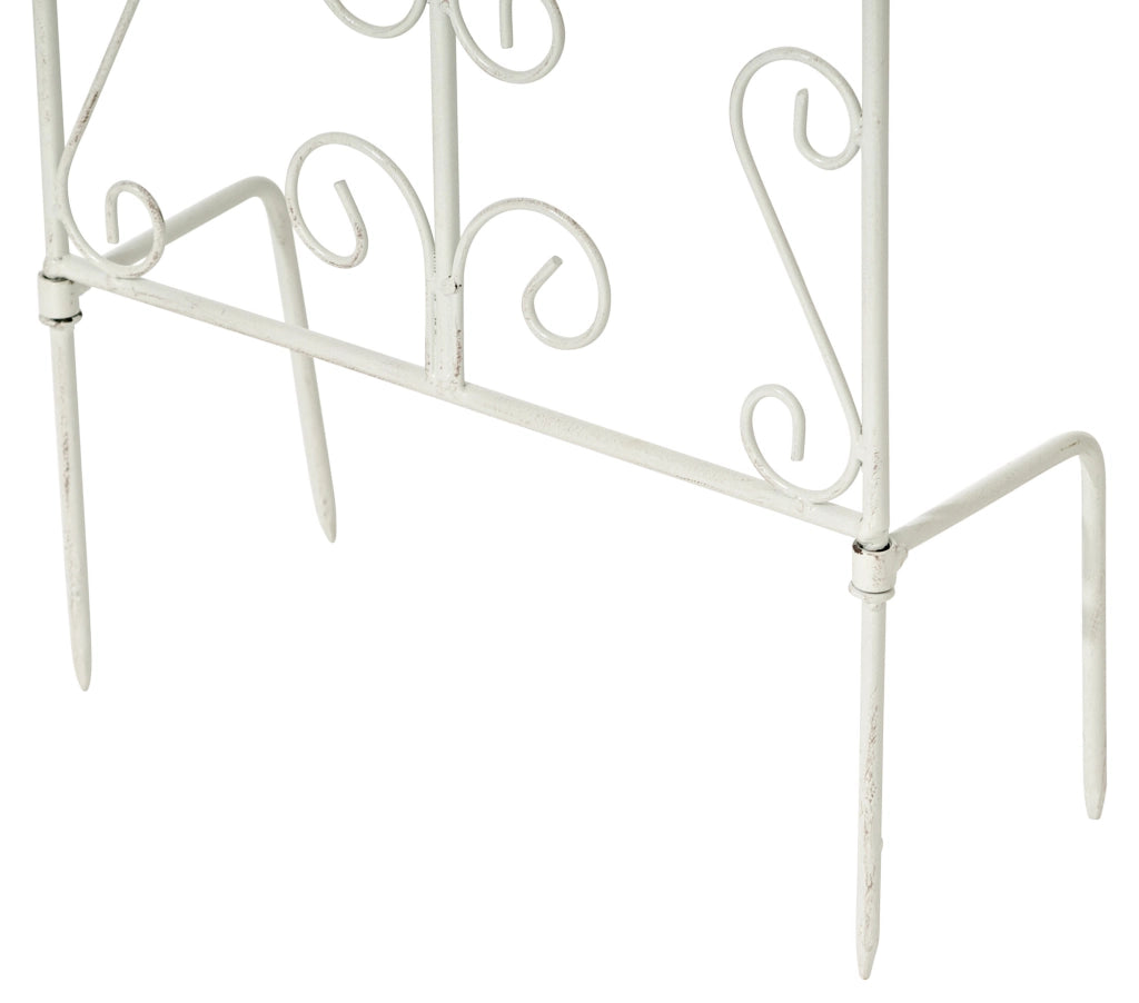 Supporto Piante Rampicanti Burgus in Acciaio bianco