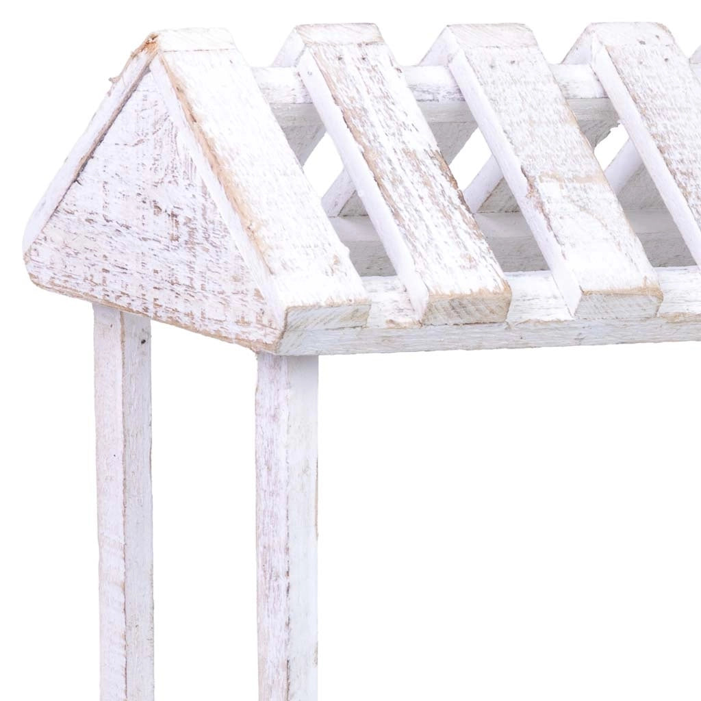 Portavaso in legno 46x18x40h cm
