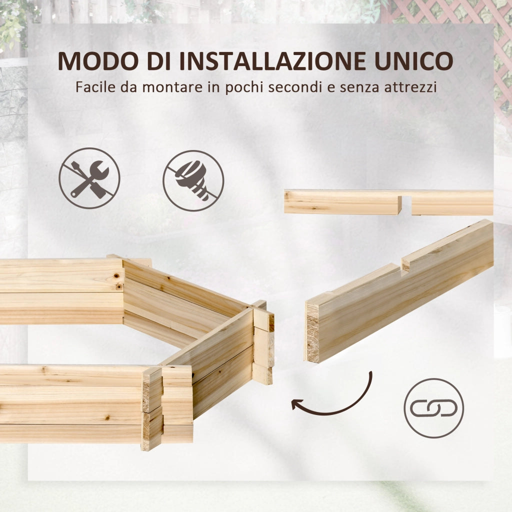 Letto Senza Base in Legno con Struttura a Incastro ¨C zephmum ¨C 100x92x16cm