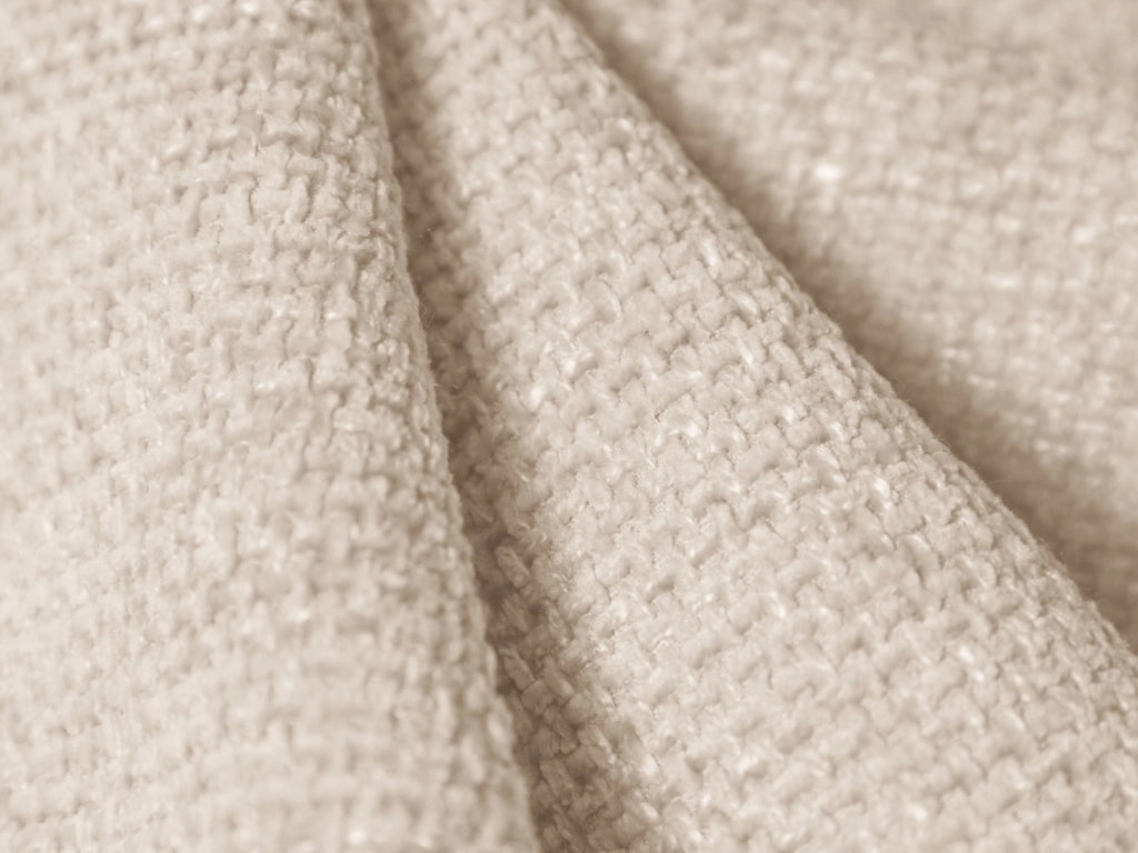 Cosmopolitan Design - Pouf "Nolio" in ciniglia beige chiaro 