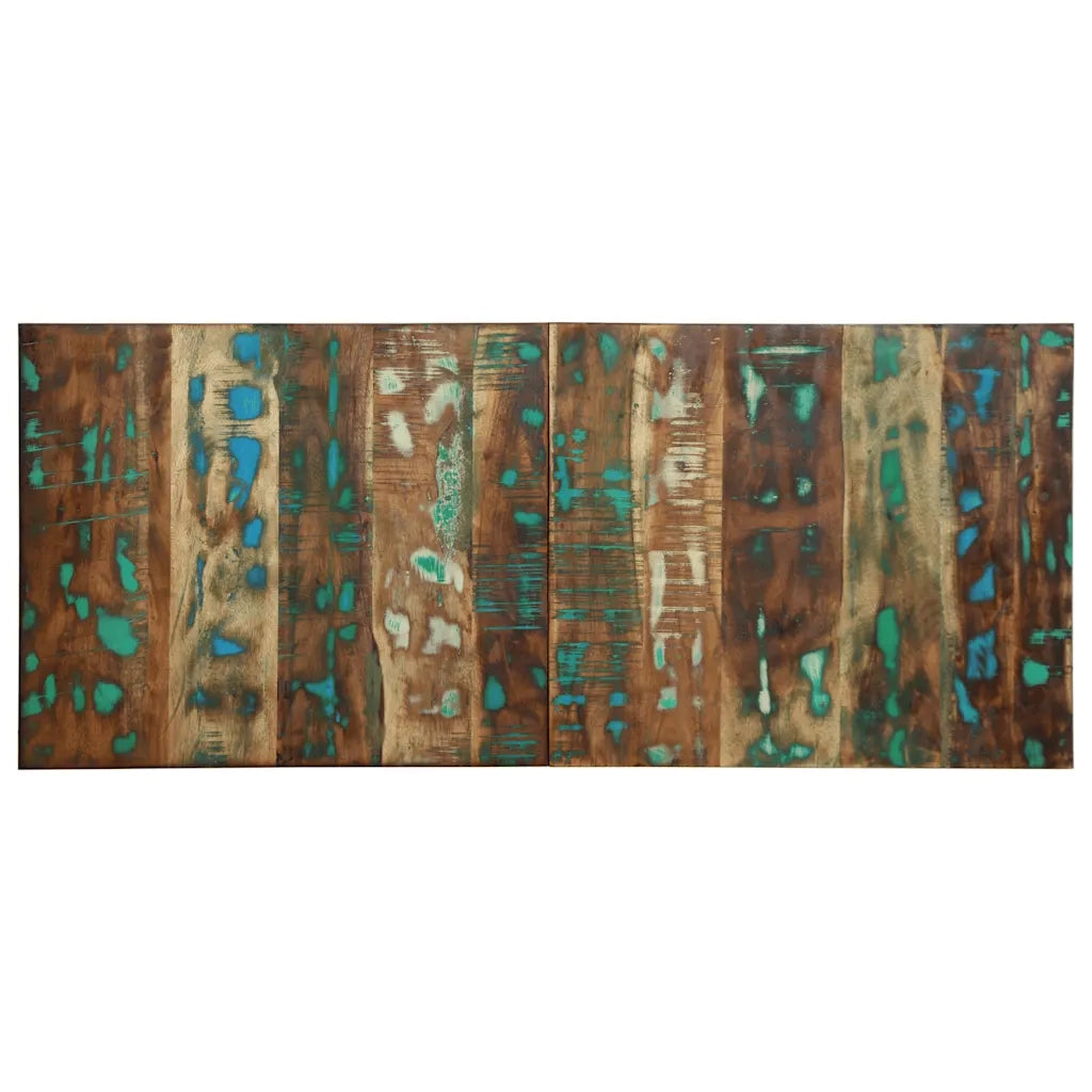 Testiera Multicolore 120 cm in Legno Massello Recupero