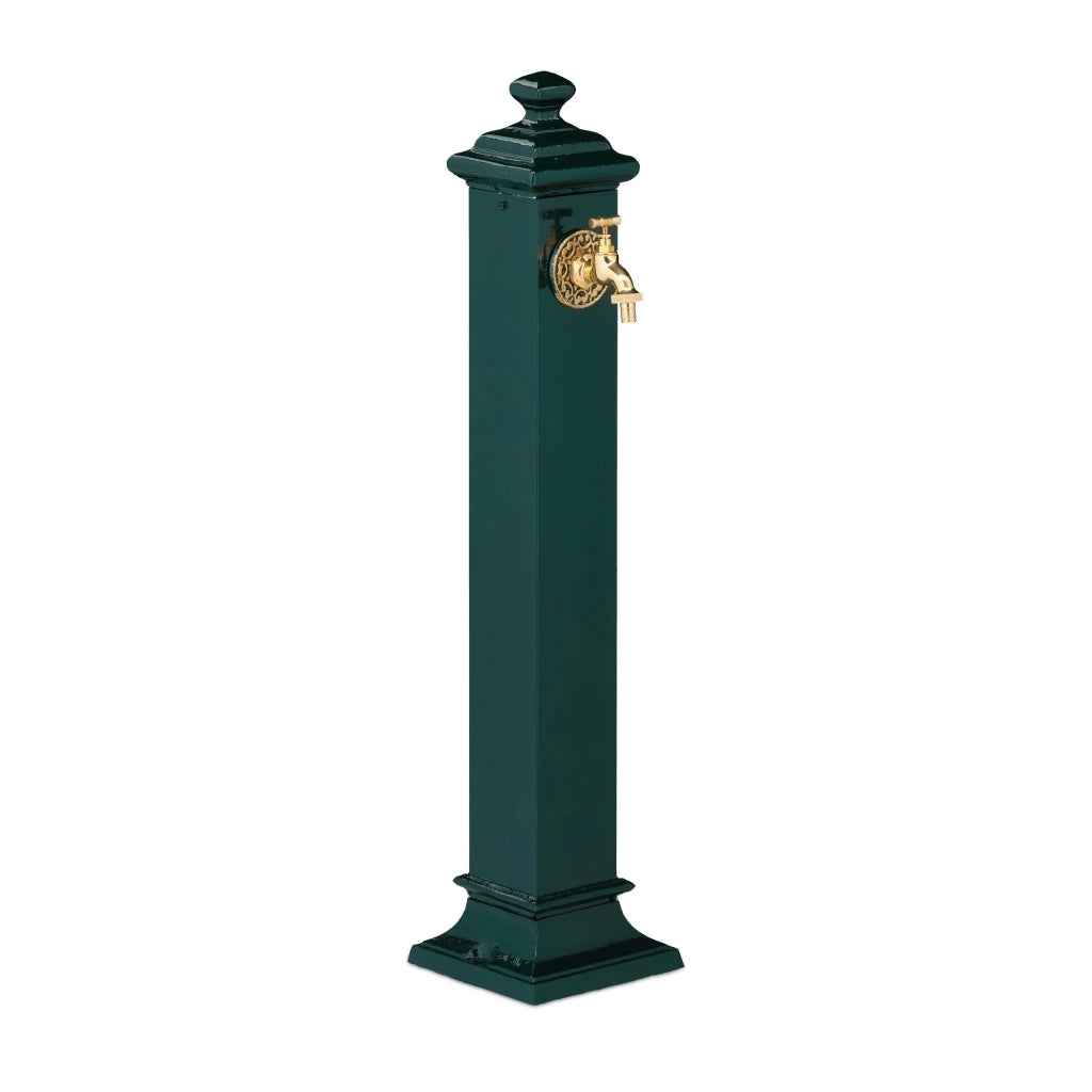 Fontana da giardino da esterno decorativa montagna vintage 120 x 40 x 30 cm in ghisa verde scuro 13_0015681