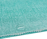 Tovaglia Tavolo Cucina 135x230 cm Antimacchia Bordata Plastificata Copritavolo Pastello Turchese