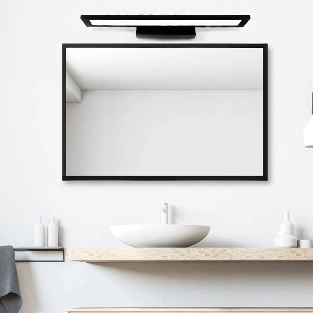 Lampada Da Muro Da Bagno Led Sopra Specchio 60cm APP840-1W Flat Black