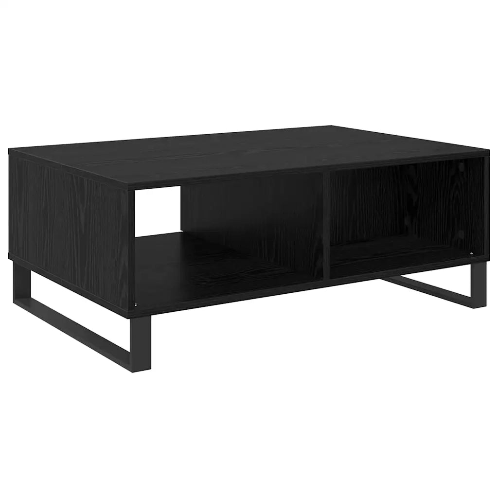 Tavolino da salotto Rovere Nero 90 x 60 x 35 cm