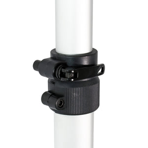 Portabiciclette telescopico per 2 bici da 20 kg 160-340 cm, regolabile con bracci girevoli 360°