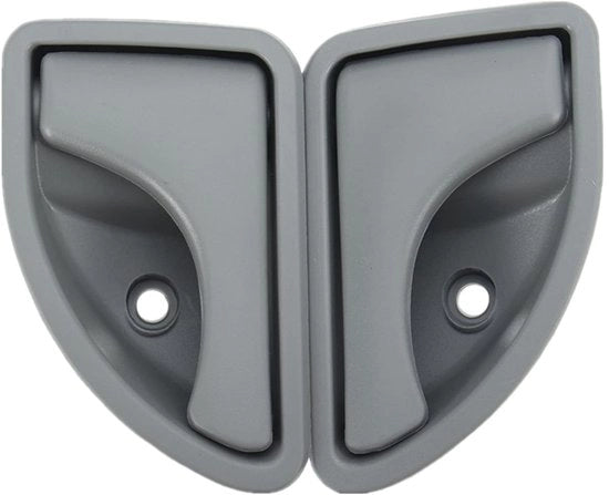 Maniglia di apertura del portellone in plastica - Adatto per Renault Kangoo I/Twingo I - 11,5 cm - 1 coppia - Grigio - Duraturo - Maniglia di apertura del portellone interno