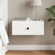 Mobiletto da notte a muro con cassetto Bianco 49 x 34,5 x 20 cm 899125
