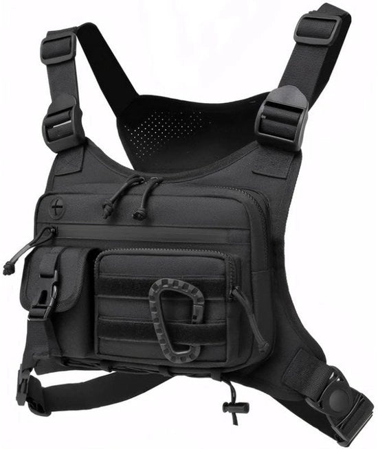 Borsa sportiva per uomo e donna, giacca tattica per corsa, bicicletta, borsa EDC per attività sportiva e allenamento.