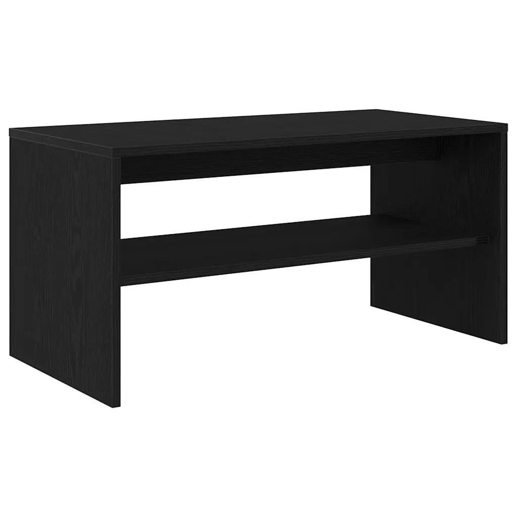 vidaXL Mobile Porta TV Rovere Nero 80x40x40 cm in Legno Multistrato