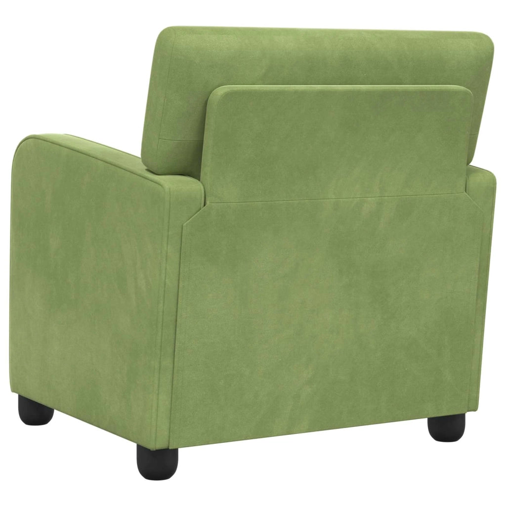 Poltrona Verde chiaro Velluto 42043415