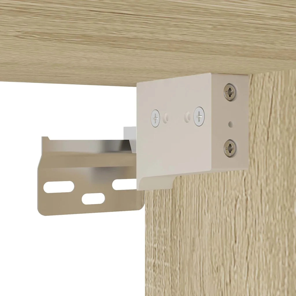 Set Mobili da Bagno 3 pz Rovere Sonoma in Legno Multistrato 3301001