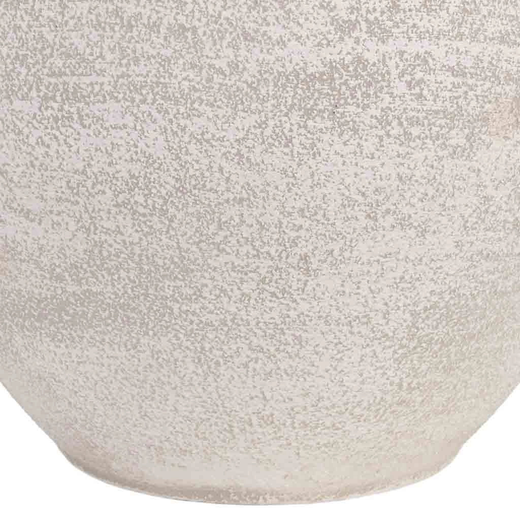 Vaso in metallo grigio 35,5x35,5x38h cm