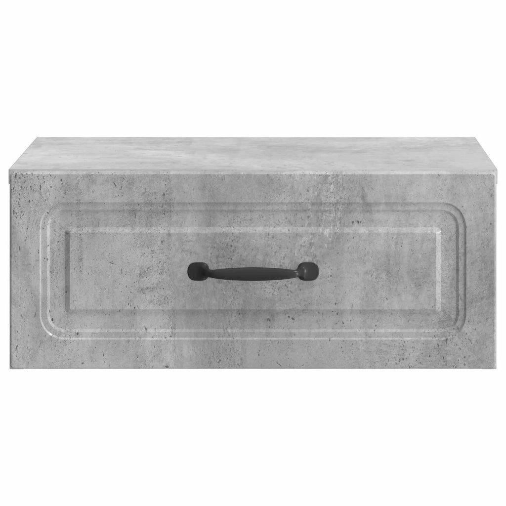 Mobiletto da notte a muro Grigio Cemento 49 x 34,5 x 20 cm 899301