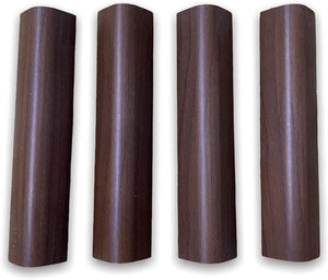 Finali angolari per zoccolo da cucina pezzi 4 H 12 NOCE SCURO