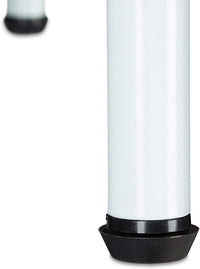 Appendiabiti asta appendiabiti portaoggetti 2 scomparti portascarpe stivali 162 cm in metallo bianco 13_0002133_2