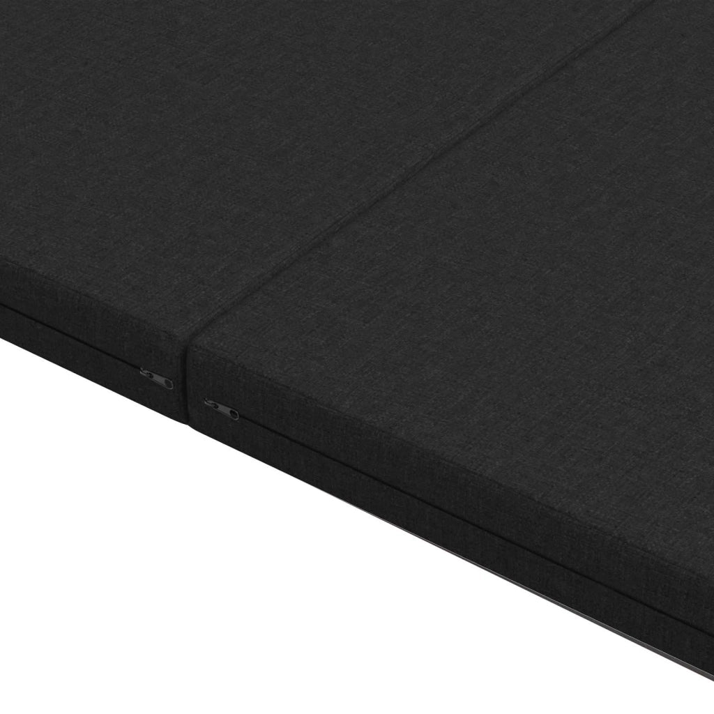 Divano Letto Pieghevole 140 x 67 x 45 cm Nero 900270