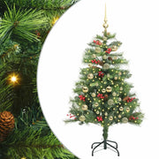 Albero di Natale | Decorazioni natalizie artificiale Verde 150 cm PVC e Metallo