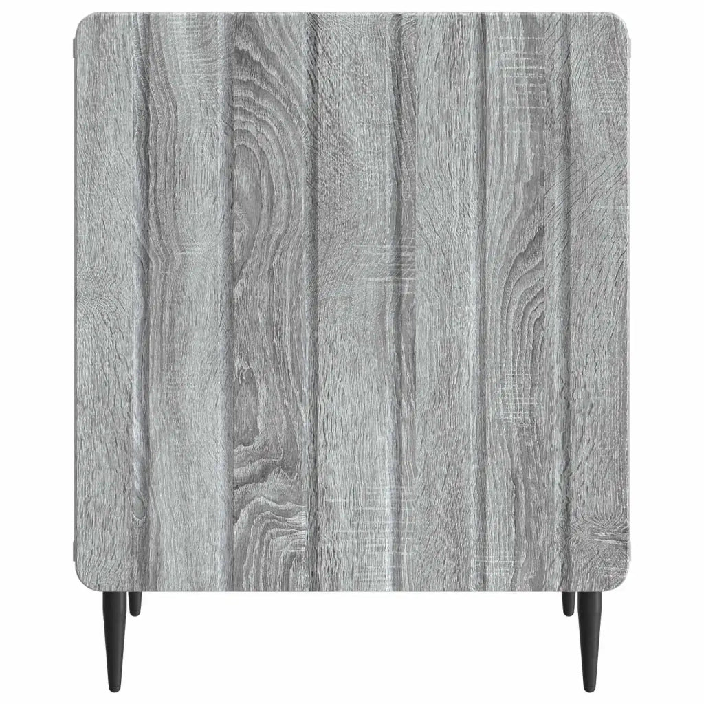 Set di 2 Comodini | Armadio da Notte | Mobiletto da notte Grigio Sonoma 43 x 34,5 x 52 cm