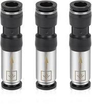 Terugslagklep 10mm - Connettore Pneumatico - Acciaio Inossidabile - Fitting - Soluzione Per Le Fughe D'aria - Resistente A Grandi Pressioni - Valvola Pneumatica