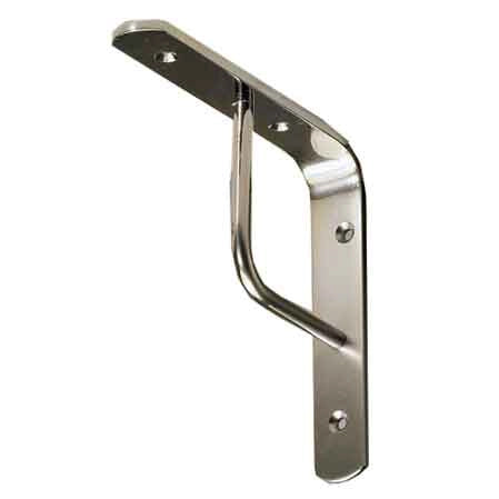 REGGIMENSOLA A SQUADRA  20 cm - Ottone nichelato