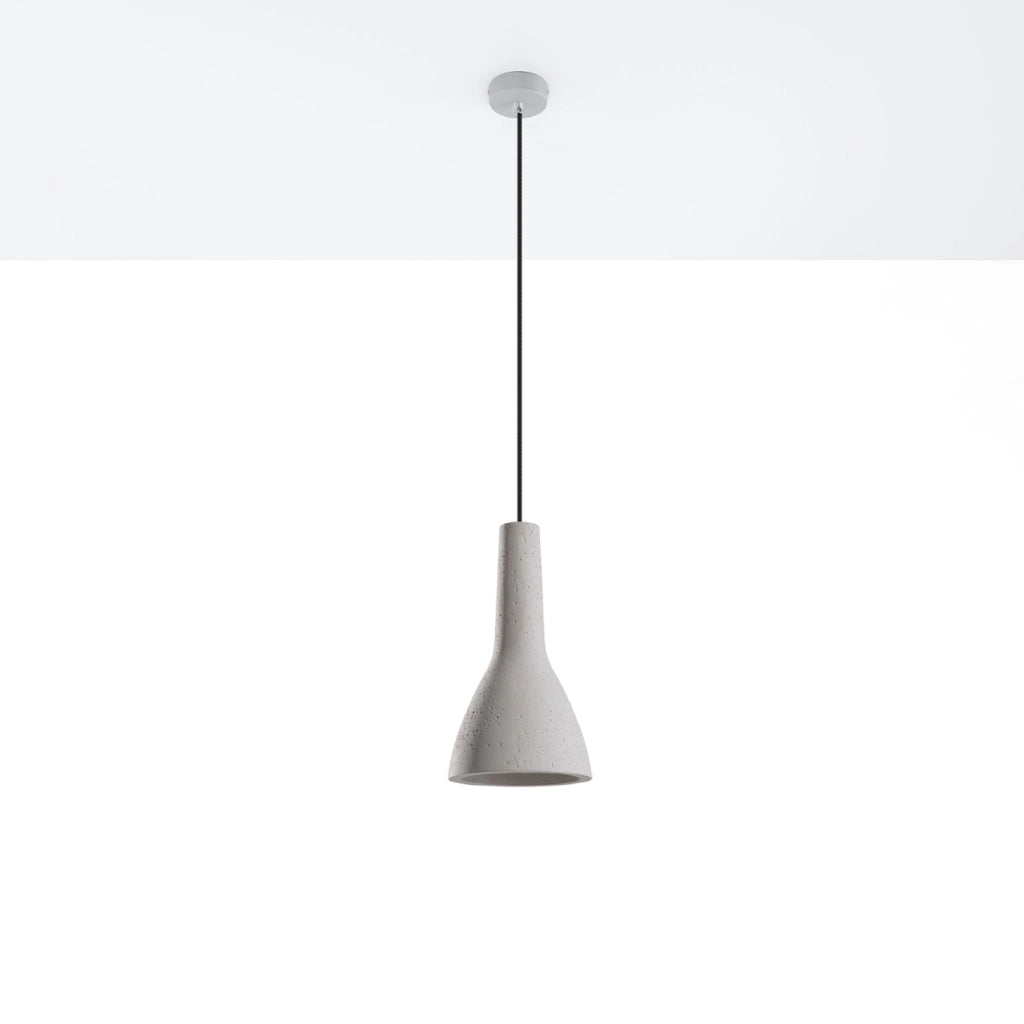 Lampada sospensione in cemento RAVENO Pure Lume E27