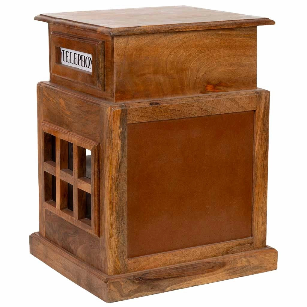 Portabottiglie per vino marrone 51x38x71h cm