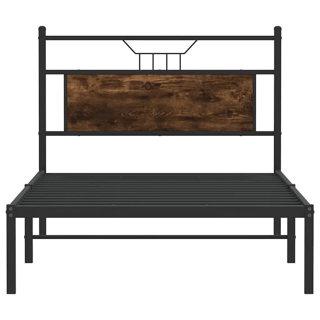 Giroletto senza Materasso Rovere Fumo 100x200 cm in Truciolato 4106738