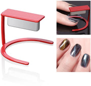 Strumento per l'arte della verniciatura, standard per cat-eye magnetico, progetto di design cat-eye 3D, effetto magnetico, rosso.