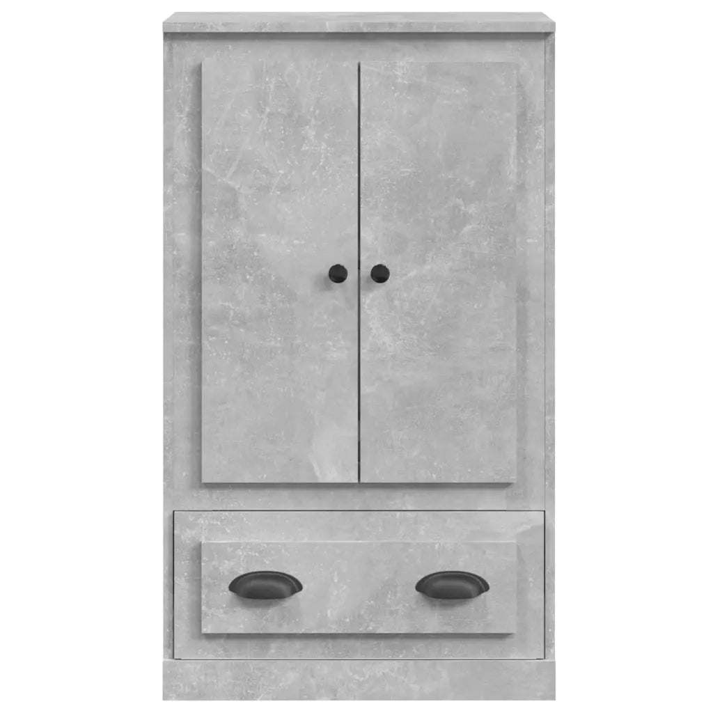 Credenza Grigio Cemento 60x35,5x103,5 cm in Legno Multistrato 816300