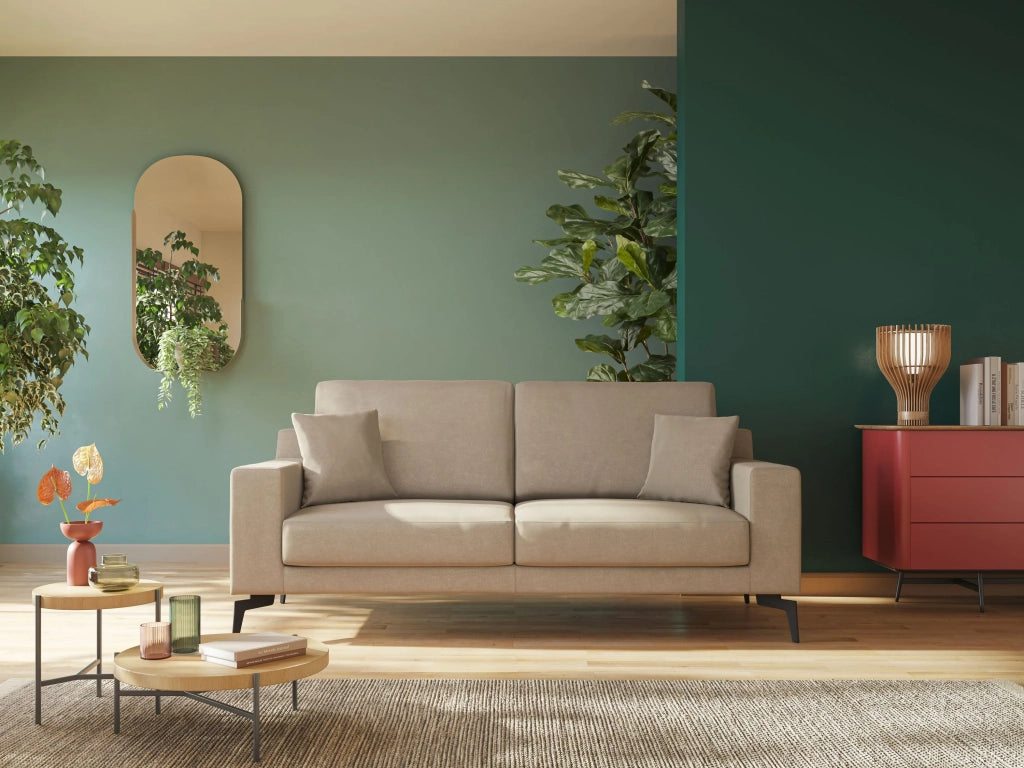 Prestige Divano design moderno T11 146 cm petrolio